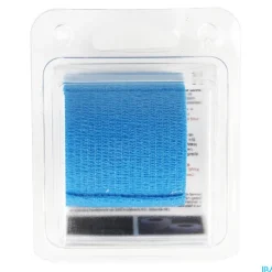 ResQ-plast Pleister op rol 50 mm x 4,5m turquoise