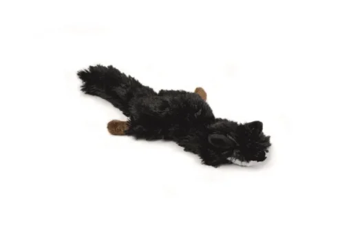 Beeztees Pluche vos zwart flatino 30 cm
