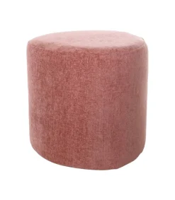 DDD Poef Tirana - Ø40x38cm - Oud Roze