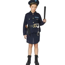 Kinderen Partyline Politie Kostuum Meisje - Maat 104