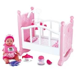 DDD Toys Poppenbedje met pop