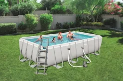 Bestway Power Steel Pool rechthoekig 488x244 cm