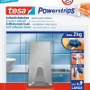 Tesa Powerstrips zelfklevende haak metaal (1 haak + 4 strips)