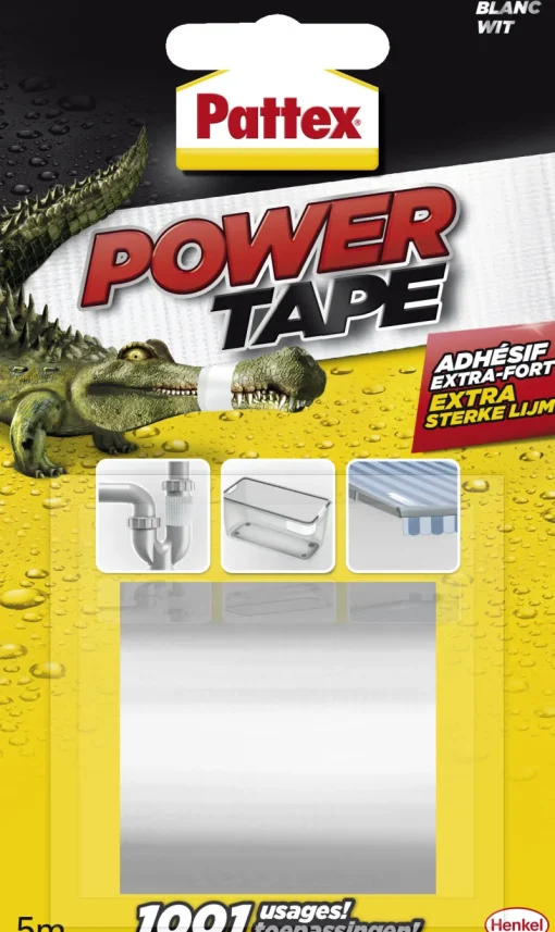 Pattex Powertape wit 5 m