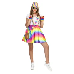 Euro Shop Pride Regenboog Rok Skirt Rosy Dames - One Size