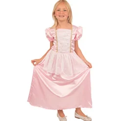 Kinderen Partyline Prinsesjurk - Roze - Maat 116