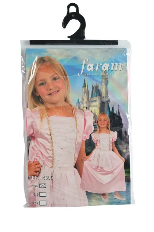 Kinderen Partyline Prinsesjurk - Roze - Maat 116
