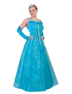 Euro Shop Prinsessenjurk Blauwe Prinses - Maat 40/42