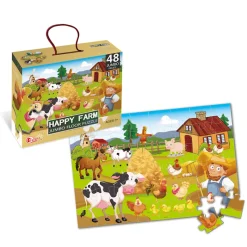 DDD Toys Puzzel boerderijvriendjes - 48 stukjes