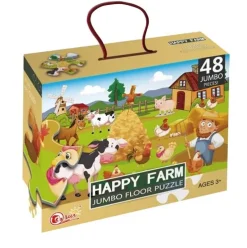 DDD Toys Puzzel boerderijvriendjes - 48 stukjes