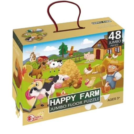 DDD Toys Puzzel boerderijvriendjes - 48 stukjes