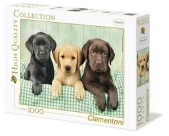Clementoni Puzzle 1000 Drie Labradors