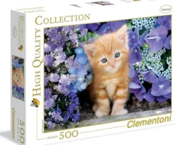 Clementoni Puzzle 500 Ginger Cat In Flower