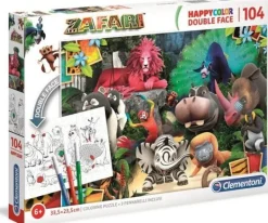 Clementoni Puzzle 104 Zafari