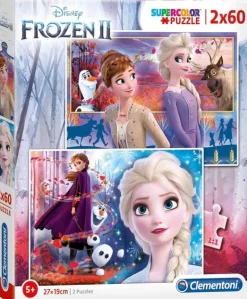 Clementoni Puzzle 2X60 Disney Frozen 2