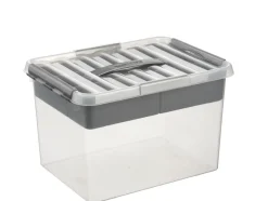 Sunware Q - line multi opbergbox 22 L transparant