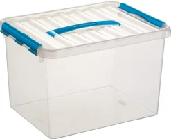 Sunware Q - line opbergbox 22 L blauw