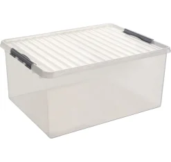 Sunware Q - line opbergbox 120 L transparant