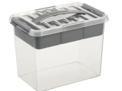 Sunware Q - line opbergbox 9 L transparant