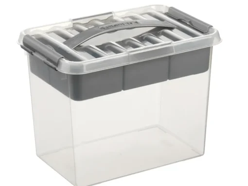 Sunware Q - line opbergbox 9 L transparant