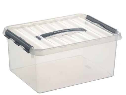 Sunware Q - line opbergbox 15 L transparant
