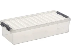 Sunware Q - line opbergbox 6,5 L transparant / metaal