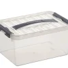 Sunware Q - line opbergbox 6 L wit transparant