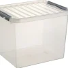 Sunware Q - line opbergbox 52 L wit transparant