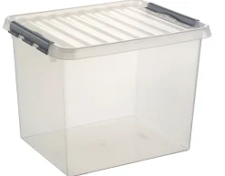 Sunware Q - line opbergbox 52 L wit transparant