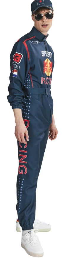 Partyline Racepak Car Racer - Blauw - Maat 48