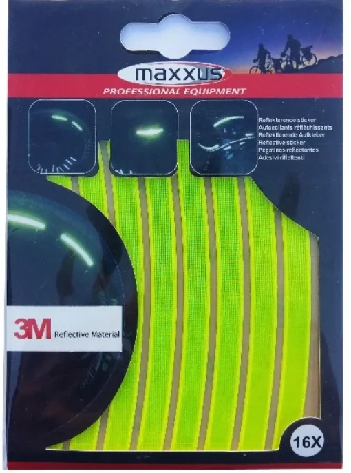 Maxxus Reflecterende sticker wiel 16 stuks