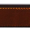 Euro Car Reflector rechthoekig geschroefd oranje