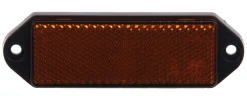 Euro Car Reflector rechthoekig geschroefd oranje