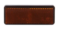 Euro Car Reflector rechthoekig zelfklevend oranje