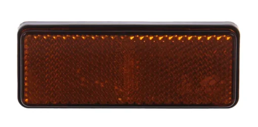 Euro Car Reflector rechthoekig zelfklevend oranje
