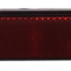 Euro Car Reflector rechthoekig zelfklevend rood