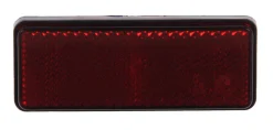 Euro Car Reflector rechthoekig zelfklevend rood