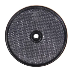 Euro Car Reflector rond geschroefd transparant