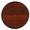 Euro Car Reflector rond zelfklevend oranje