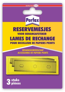 Perfax Reservemesjes voor behangafsteker 3 stuks