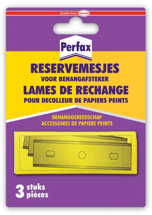 Perfax Reservemesjes voor behangafsteker 3 stuks
