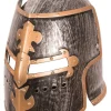 Partyline Ridderhelm kunststof - Grijs/goud