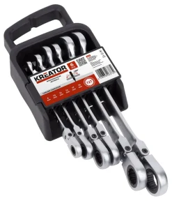 Kreator Ringratelsleutelset 6 stuks