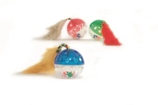Beeztees Rinkelballetje m/pluche muis