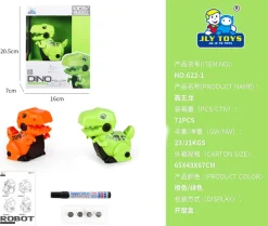 DDD Toys RobotDino - Licht en Geluid - 2ass