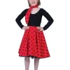Euro Shop Rock'N Roll Rok Rood - One Size