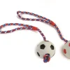 Beeztees Rubber sponzenbal 30 cm koord