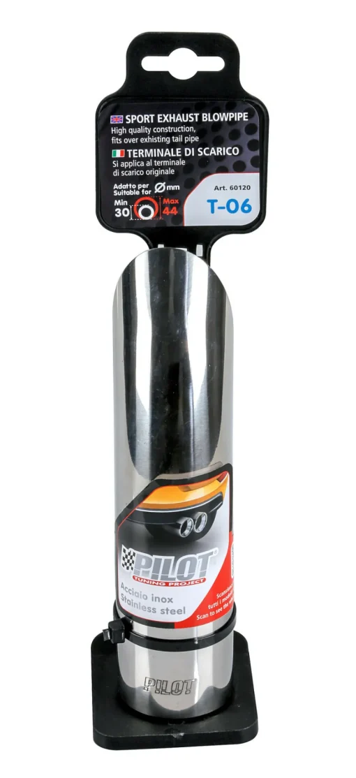 Euro Shop RVS Uitlaatsierstuk T-06