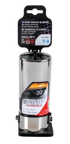 Euro Shop RVS Uitlaatsierstuk T-3