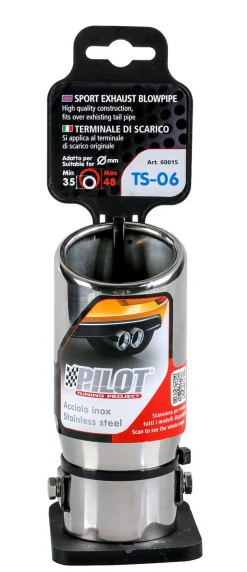 Euro Shop RVS Uitlaatsierstuk TS-06